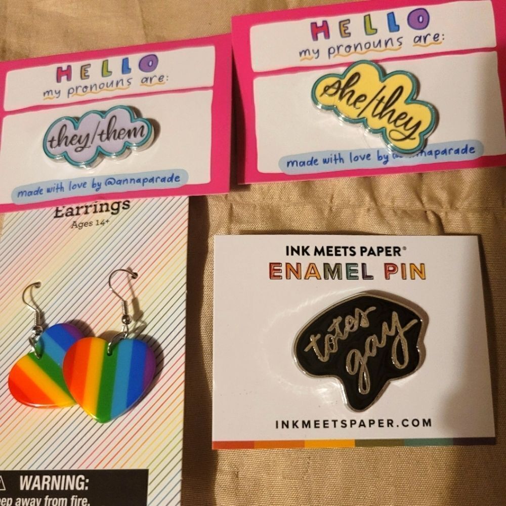 She they them gay pronoun pins